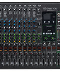 Front view of Onyx Series 12-Channel Premium Analog Mixer With USB Multi-Track Recording And SD Card Playback, 96kHz/24-Bit.