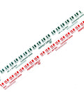 Powerbuilt Plastigauge engine bearing clearance tool with green (.001–.003) and red (.002–.006) strips.