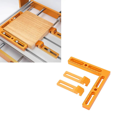 Gain Speed And Accuracy With This CNC Workpiece Positioning Fixture Kit Featuring Side Clamping Vise Clamps For T Slot Tables setup