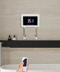 Big Time Hot Water On Tap With This Darn Fast 3000W Wall Mounted Tankless Electric Water Heater with digital display and remote.
