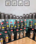 Premium Quality Heavy Gauge Stainless Steel Milk Jug And Oil Tote With No Sweat Cleaning And Rock Solid Seal 76 Liter Silver Dairy Pail collection.