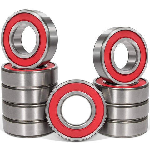 Badass Heavy Duty Snowmobile Bogie Idler Wheel Bearings For Rear Suspension Arm Replace 3515142 20X42X12 Mm Premium Pre Lubricated Set Of Ten Smooth Operators Built For Deep Powder Runs