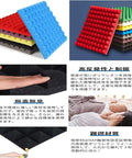 Portable Desktop Vocal Recording Booth And Soundproof Isolation Shield With Thick Foam Panels in various colors and textures.