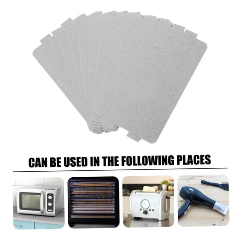Twenty Pack Microwave Mica Plate Sheets Easy DIY Repair Heat Resistant Insulation For Ovens Durable Reusable Microwave Replacement