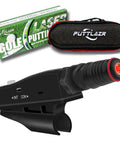 Indoor Golf Putting Trainer For Alignment Mastery Red Line Putt Pro Practice Aid with laser attachment and carrying case