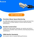 Heavy Duty Front ABS Wheel Speed Sensor Pair Left Right Drop In Swap Fits Nissan Altima Maxima 2007 To 2014, durable construction.