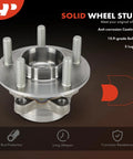 Two Front Wheel Bearing And Hub Assemblies For Ford Explorer 2020-2023 And Lincoln Aviator 2020-2022 RWD, 5-Lug Compatible