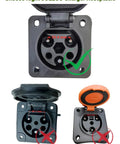 Beefy 48V Golf Cart Charging Port With 40 Inch 14 Gauge Wire, Ul Certified 120V Receptacle For Madjax Denago Models showing different charger receptacles.