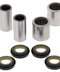 Swing Arm Bearing Seal Kit For Kawasaki KX Series Bikes Includes 2 Needle Bearings, 2 Shaft Races, 4 Seals To Restore Smooth, Quiet Swingarm