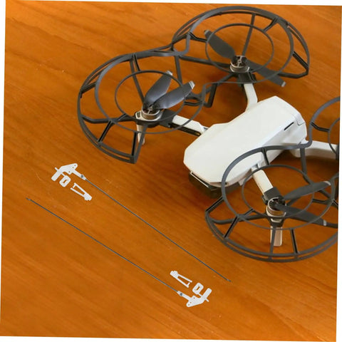20 Sets Fixed Wing Airplane Control Horns Pushrods And Linkage Stoppers Kit displayed with drone model on wooden surface