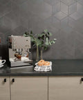 Espresso Machine With Barista Grade PID Brew Boiler On Demand Steam 1000W Thermoblock And Shot Timer on kitchen counter