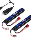 11.1V 1500mAh LiPo Battery For Airsoft Guns With Dean Style T Plug, 35C High Discharge, 3S Rechargeable Pack, JST XH Connector