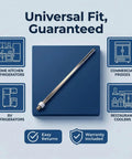 Replacement Ice Auger Drive Shaft WP2188917 on blue background for refrigerators and coolers