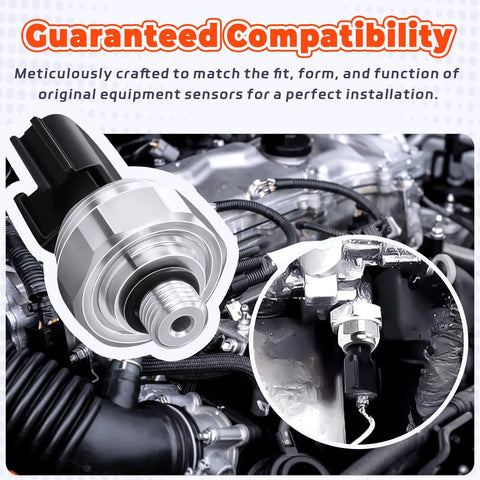 Direct Fit Plug And Play Air Conditioning Pressure Sensor 977213K000 for Hyundai installation in engine bay