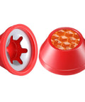 Two Pack Red Hub Cap Replacements With Reflective Sticker For Red Wagons And Scooters Fits Three Eighths Inch Axle Diameter Adds Slick Style