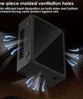 Heavy Duty Ev Charger Protection Box Wall Mount Storage Locker Featuring Integrated Cable Management with ventilation holes
