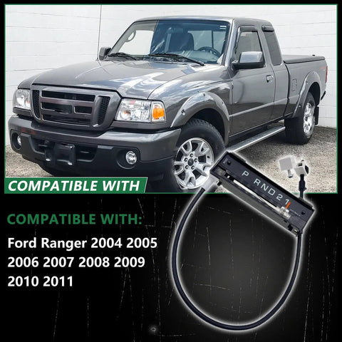 Ford Ranger Gear Shift Indicator Assembly Replacement For 2004 To 2011 Models, Direct OE Fit, Gear Position Cable Shown