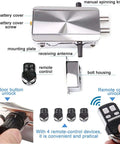 Smart Wireless Electronic Deadbolt Lock With Keyless Entry No Keys Needed, Anti Theft Home Security System with remote controls
