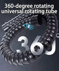 360-degree rotating universal rotating tube for Straight Up Solid Soldering Fume Extractor With 90W Brushless Motor And Three Stage Filtration.
