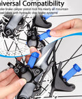 Hydraulic Disc Brake Piston Reset Tool for Mountain and Road Bikes, Carbon Steel Piston Caliper Spreader being used on bike