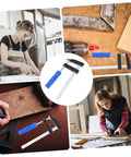 4 Pack Woodworking Clamps Quick Grip Clips Set For Fast Holding And Fixing, Durable Wood Tools For Boards And DIY Projects displayed with users at work.