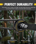 Heavy Duty Synthetic Soft Shackle With Winch Ring And Recovery Ring Snatch Rope Towing Straps Block Pulley Kit featured in use