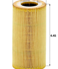 Metal-free oil filter cartridge for Porsche 911 Carrera 1999-2008, compatible with HU7195X, easy to install, clean engine, low ash