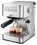 Cafe Quality Home Espresso Machine With 58mm Portafilter And Milk Frother 20 Bar Pump Compact Stainless Steel Espresso Maker