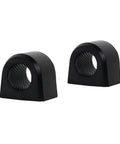 Beef Up Your Ride With Black Sway Bar To Chassis Bushing Kit 20mm Polyurethane Upgrade For Smoother Handling Premium Quality USA HQ Durable Poly Bushings Factory Direct Pricing. Black 20mm polyurethane sway bar bushings shown side view.