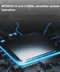 Close-up of MTK6761 chip for Rugged Workhorse Handheld Barcode Scanner With 4G WiFi Bluetooth 3GB RAM 32GB ROM 4 Inch Screen IP66 Waterproof
