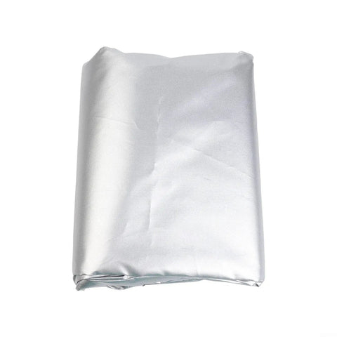 Reflective Telescope Cover With Storage Bag Weatherproof 420D Shield Folded Silver Plated Fabric