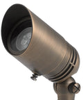 12V MR16 Adjustable Cowl Brass Accent Light For Landscape Lighting In Centennial Brass Finish, Model 15485CBR close-up view