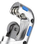 Close-up of 4-32mm Bearing Pipe Cutter For Copper, Aluminum, And Stainless Steel Tubing with HSS blade and bearing roller.