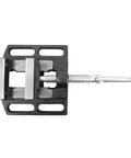 Heavy Duty Drill Press Vise With Beefy Etched Jaws, 2-1/2 Inch Jaw Width, ideal for secure clamping in wood and metal projects.