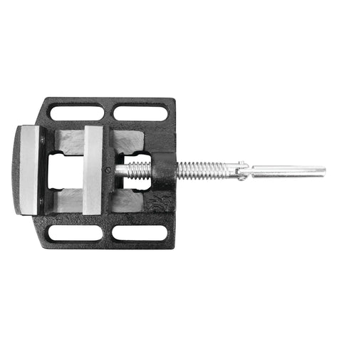 Heavy Duty Drill Press Vise With Beefy Etched Jaws, 2-1/2 Inch Jaw Width, ideal for secure clamping in wood and metal projects.