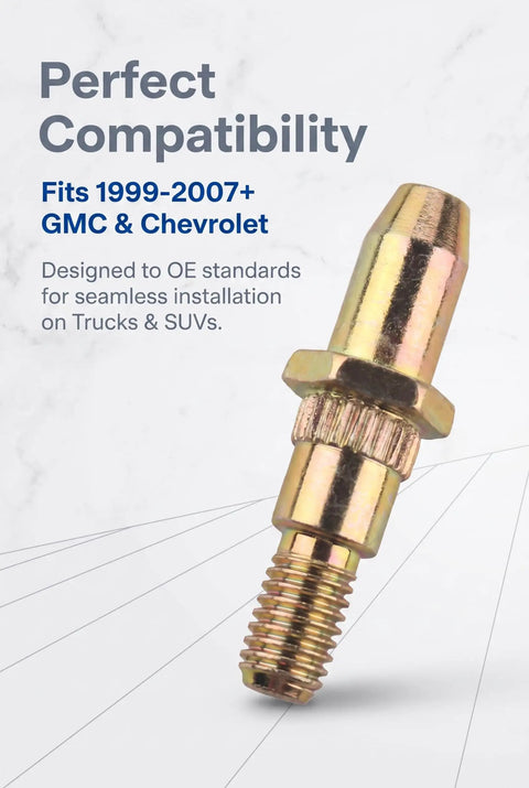Fix Your Chevy Truck Doors Like An Ace With This Durable 4 Sets Door Hinge Pin And Bushing Repair Kit For Silverado Or Sierra Models Made To Make The Ride Feel Fresh Again. Steel hinge pin with electroplated finish for 1999-2007+ GMC Chevrolet doors