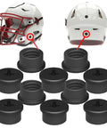10 Pack Bladder Valve Screws For Speedflex And Speed Lcon Football Helmets Replacement Kit, showing valves and helmet diagram.