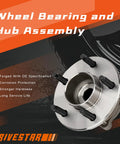 Product image of a 5-lug wheel hub and bearing assembly for Chevy Equinox 2005, rear left and right, without ABS, fits Pontiac Torrent 2006.