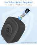 No Drill Magnetic Window Camera For Inside Or Outside Monitoring Through Glass 4K 8MP Lens With 32GB SD Card shown close-up
