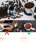 Dual Head Espresso Distributor And Tamper For 53mm And 54mm Portafilters 2 In 1 Leveler And Tamper Fits Breville Barista Series Pro Grade 53mm Base