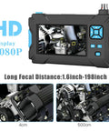 Top Notch Handheld Endoscope Offering Hella Sharp 1080P HD Viewing On A Solid 4.3 Inch Display, showing engine inspection.