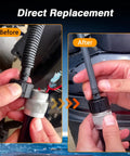Before and after using Two Pack Outboard Joint Assembly Flush Hose Adapter For Yamaha Outboards 150HP-300HP Replacement 6R3 12580 00 00