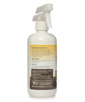 Back view of Natural Multi Purpose Cleaner And Wood Polish With Lemon Fresh Scent For Sealed Wood And Non Porous Surfaces Cleans Fingerprints