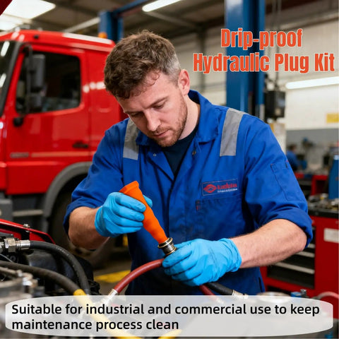 All In One 35 Piece Hydraulic Oil Service Plug Set Universal Silicone Rubber Hose Plugs Drip Proof Tapered Stoppers Three Sizes Large Medium Small Go To Kit For Irrigation Oil Pipes And Heavy Equipment Ports