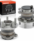 Two Pack Rear Wheel Bearing And Hub Assembly For Ford Transit Connect 2019 2020 2021 2022 2023, 5 Lug, Front View, Kit Included
