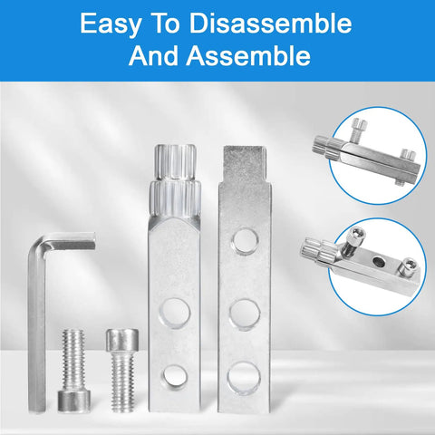 Easy Out Stripped Screw Extractor Set For One Half Inch To One Inch Damaged Screws Bolts And Broken Pipes Heavy Duty Carbon Steel Tool Kit