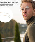 Gold Metal Eyeglass Temple Replacement Arms With Clear Tips Complete Repair Kit Includes Screwdriver And Screws for durable use.