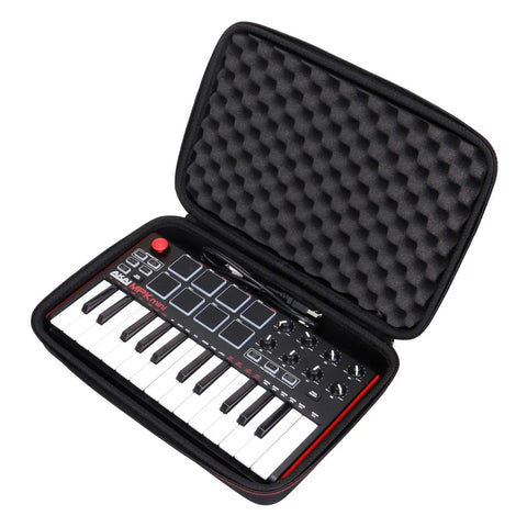 Durable EVA Hard Case For Akai MPK Mini MK3 And MPK Mini Play MK3 25 Key USB MIDI Keyboard Controller With Dense Foam Padding