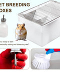Rock Solid Lab Mouse Cage For Rat Breeding With Bulletproof Wire Lid built with water bottle and cleaning brush for easy care.