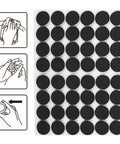 48Pcs Nonslip Rubber Feet Pads Self Adhesive Floor Protectors For Chairs Tables And Wooden Surfaces Durable Non Slip Protection